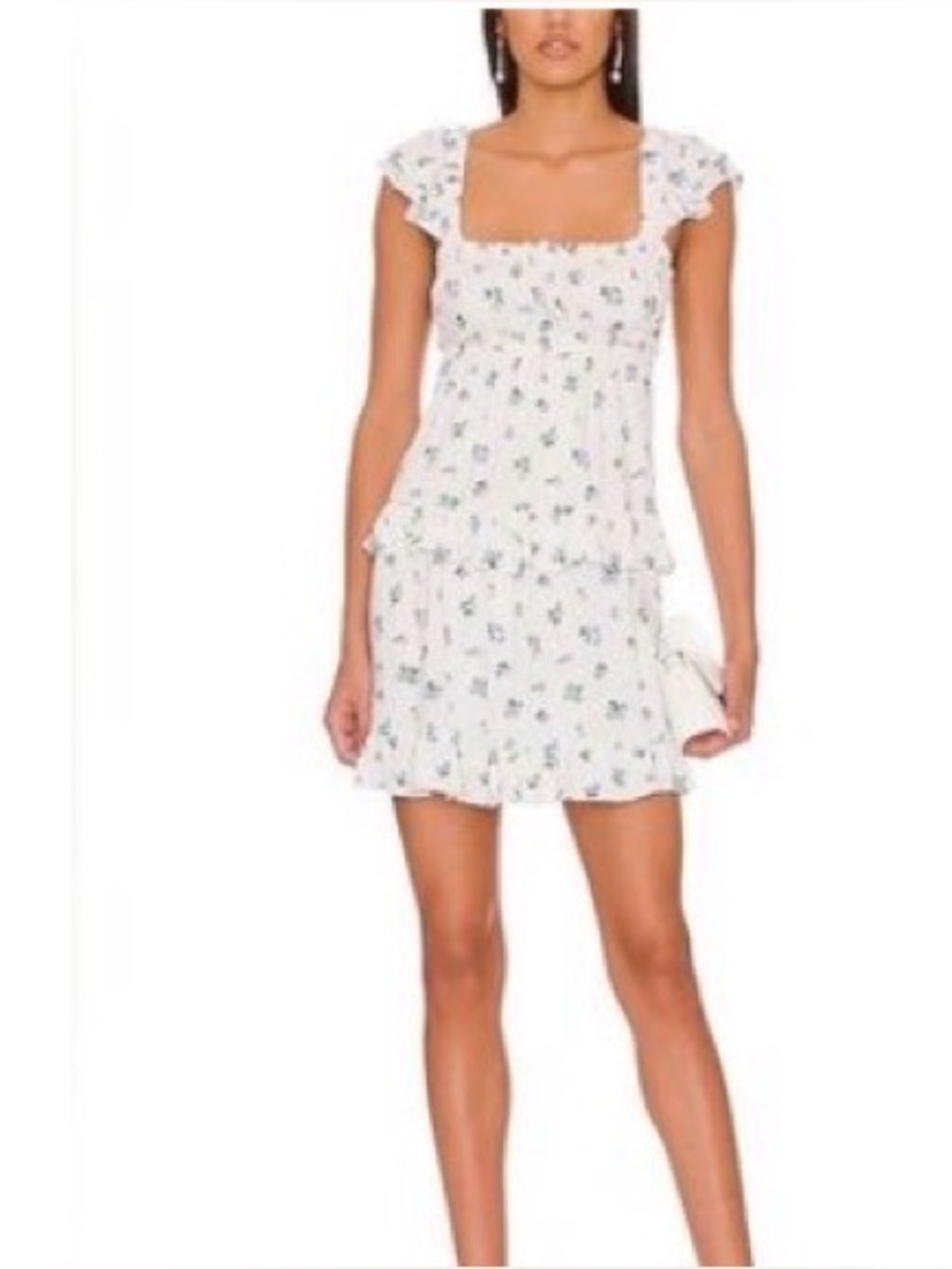 WeWoreWhat Flirty Ruffle Dress Size Small